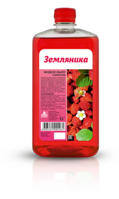 Ника-ЗЕМЛЯНИКА  жид мыло 1 л Маркировка
